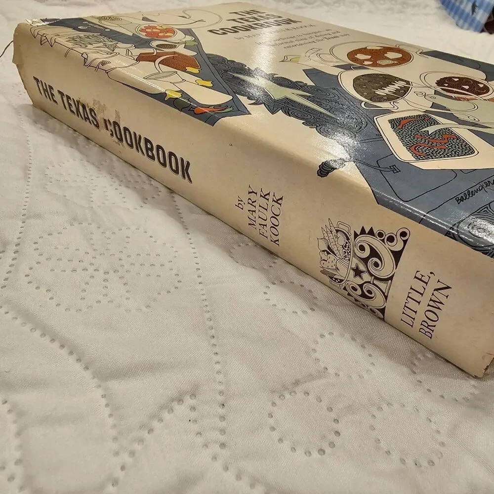 Vintage The Texas Cookbook By Mary Faulk Koock 1965 Hardcover First Edition